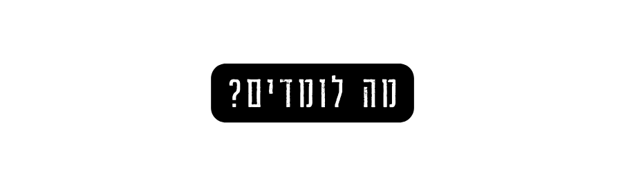 מה לומדים